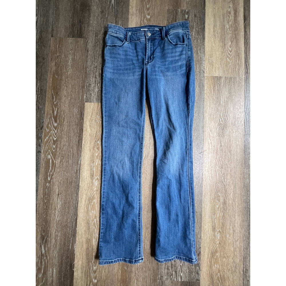 Old Navy Boot-Cut Jeans‎ Women Size 6 Blue Excellent Mid-Rise Denim Pants